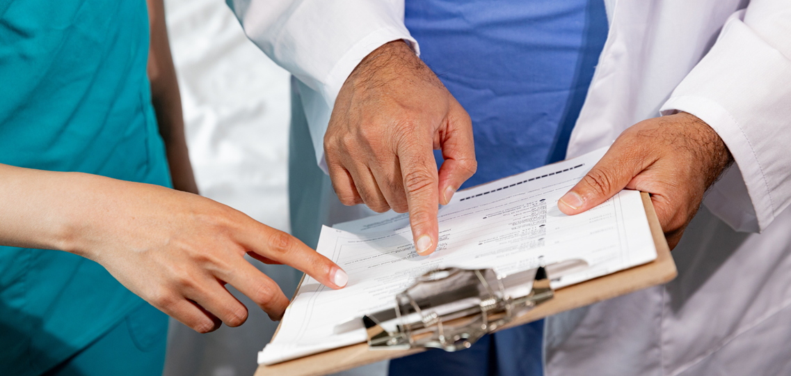 Nemocničný personál při práci